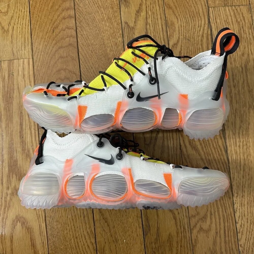 Nike ISPA Link Axis Low White Orange- SIZE M (10-11)